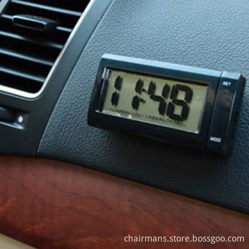 Vehicle Broadband LCD Clock, Made of ABS Material